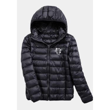 Imagem de Jaqueta Bobojaco Pecuária Estampa Feminina Capuz Removível-Feminino