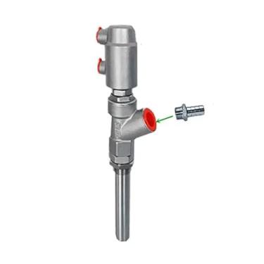 Imagem de Válvula pneumática antigotejamento bocal de enchimento anti-queda cabeça de enchimento válvula de saída para água bebidas molho de soja