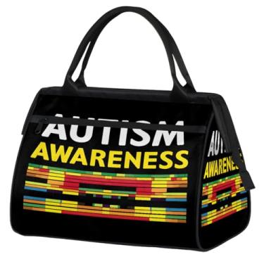 Imagem de Bolsa pequena para o fim de semana para mulheres, homens, camuflagem, cinza, design dobrável, bolsa esportiva leve para academia, Cor: 10, 15.2*8.3*11.6 inch, Moderno