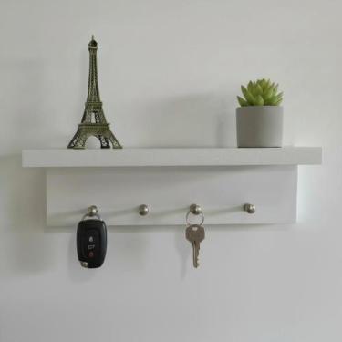 Imagem de Porta Chaves De Parede Organizador Decoração Para Casa 25x8x8 - AMBIEN