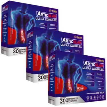 Imagem de Kit 3 Articulah Ultra Complex Colágeno Tipo2+Vitamina IDN LABS