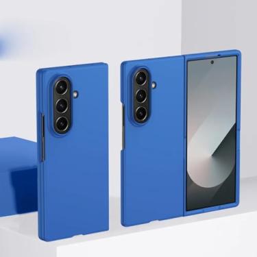 Imagem de Capa protetora para Samsung Galaxy Z Fold 7 6 5 3 4 Zfold7, estilo doce, fina e resistente (para Galaxy Z Fold5/Azul)