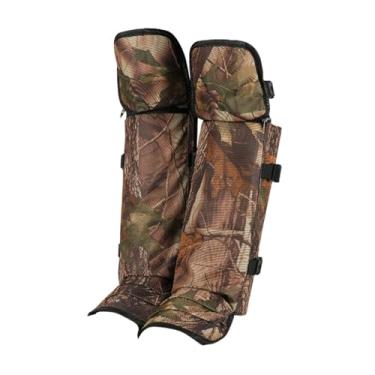 Imagem de YIJU Polainas de inverno, portáteis e impermeáveis ​​para botas de caminhada, ajustáveis ​​e resistentes às intempéries, ideais para trilhas, Folha