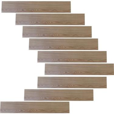 Imagem de Piso Vinilico Autoadesivo Colante 1m2 Madeira Falsa Chao Sala Estar Co