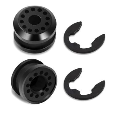 Imagem de HQRNYP 2 peças de kits de reparo de buchas de câmbio de transmissão de carro com clipe E, bucha de cabo de câmbio, ilhós de mudança de caixa de transferência para Dodge Ram 1500 2500 3500, substitui