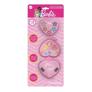 Imagem de Paleta de Maquiagem Love Barbie Multikids - BR2426