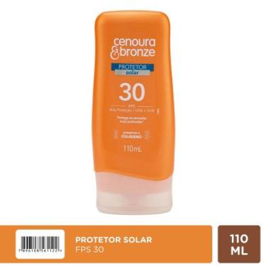 Imagem de Protetor Solar FPS 30 Cenoura e Bronze 110mL - Cenoura & Bronze, 110ML
