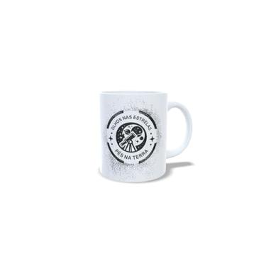 Imagem de Caneca de Cerâmica 325ml Tema Geek, Branca com Design Elementos Gk e Geek por Natureza (15055)