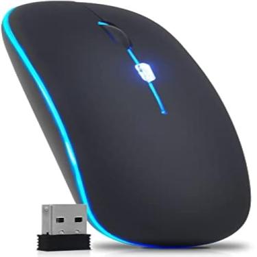 Imagem de Mouse optico sem fio para computador portatil, preciso e rapido, leve, compacto, simples