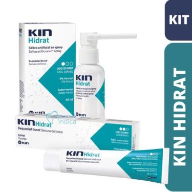 Imagem de KIT Kin Hidrat  Spray 40ml + Creme Dental 155g  KIN