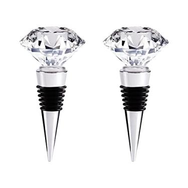 Imagem de Tampa para Champanhe Plug Sealer Garrafa de Vinho Espumante Feito Aço Inoxidável e Silicone Tampas Decorativas Reutilizáveis Garrafas Bebidas com Caix