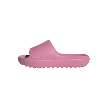 Imagem de adidas Sandália infantil unissex Adilette Lumia Slide, Bliss Pink/Bliss Pink/Bliss Pink, 19