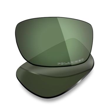 Imagem de Mryok Lentes de substituição ultra polarizadas compatíveis com óculos de sol Spy Optic Discord Lite, HD Polarized, proteção UV, resistente a impactos e ajuste perfeito - Cinza verde