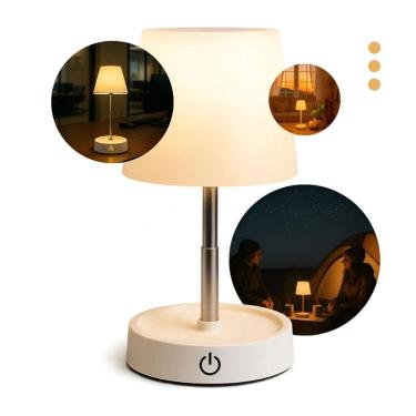 Imagem de Luminária Led Touch Abajur Mesa Luz Led Usb Portátil Moderna