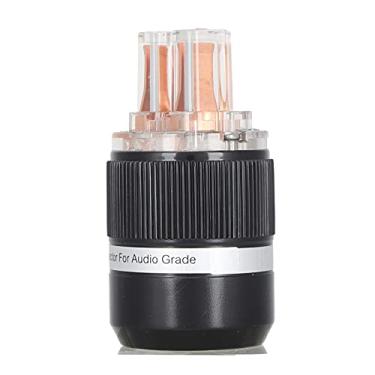 Imagem de aqxreight Plugue de Alimentação CA de Alta Fidelidade de Cobre Puro para Cabo de Alimentação de áudio) Distorção Com Isolamento e Inserção de Luz Conforme a Taxa de Cobre Resolve AC Pure