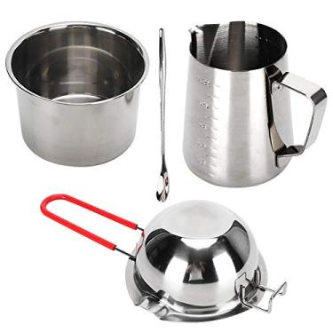 Imagem de Phefop Kit de Fabricação de Velas para Caldeira de Bico Duplo, Copo de Derretimento de Cera à Prova de Ferrugem para Fabricação de Velas de Derretimento de Cera Artesanal