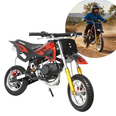 Imagem de Mini Moto Infantil Gasolina 2 Tempos 49CC Cross Trilha Off Road Importway Iwmv001 Dirt