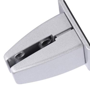 Imagem de Clip de Tela Ajustável Espessado Sem Furacoes Clamp Divisoria Mesa Escritorio Fixacao Vidro Liga Aluminio - Resistente a Corrosao e Ferrugem para Casa