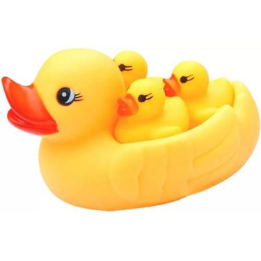 Imagem de Família Pato De Borracha Hora Do Banho Divertido Faz Barulho - Art Bri