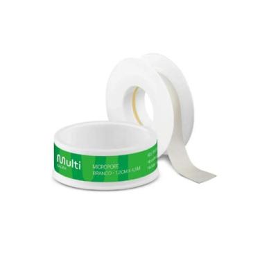 Imagem de Micropore Fita Curativo 1,2 x 4,5cm Multi Saúde - multilaser, BRANCO