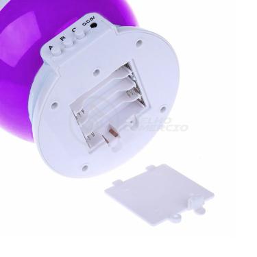 Imagem de Luminária Projetor Abajur Estrelas Galáxia Universo Luxuoso Céu Roxo Presente Para Namorados