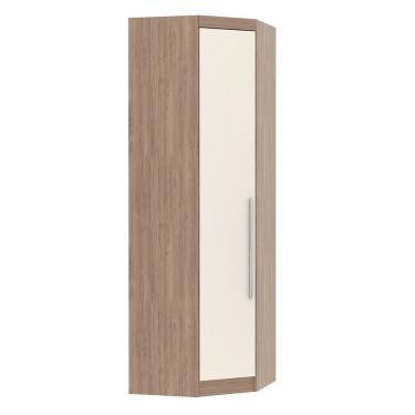 Imagem de Guarda Roupa 70Cm Canto Oblíquo 1 Porta 3 Prateleiras Master Luciane Móveis