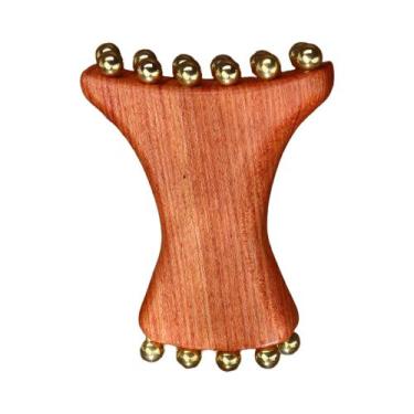 Imagem de Massageador Facial De Madeira De Cobre Anti-Envelhecimento, Desintoxic