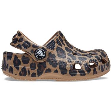 Imagem de Sandália Crocs Littles Animal Clog Kids Sepia/Leopard-Unissex