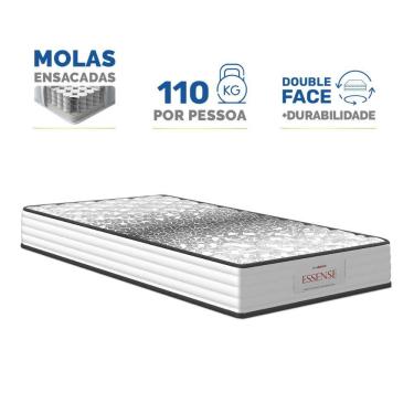 Imagem de Colchão de Molas Ensacadas Double Face Essence Probel Solteiro 88cm