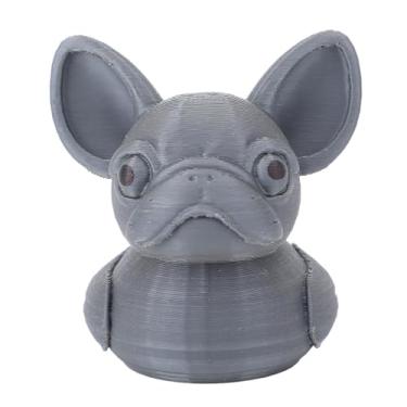 Imagem de Yinhing Ornamento de Carro de Pato Buldogue Francês Fofo Engraçado Decoração de Painel de Carro para Escritório Casa Material ABS Peça Decorativa Durável Presente para Amantes de Cães