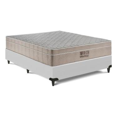 Imagem de Cama Box e Colchão Airtech Molas Ensacadas(128x188)-Ortobom