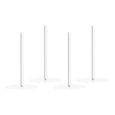 Imagem de rockible Organizador de Fitas Washi Transparente em Acrílico com 4 Peças para Rolos de Fitas e Adesivos, Multiuso para Guirlandas, Costura e Artesanato, 25cm