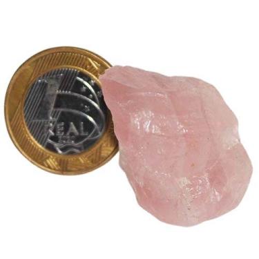 Imagem de Quartzo Rosa Extra 25 a 40mm Média 30 g Pedra Bruta Classe A - Cristai