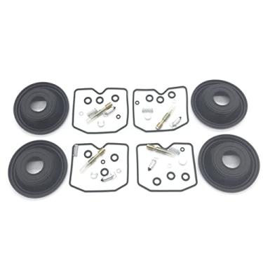 Imagem de Kit de reparo de carburador diafragma a vácuo peças de junta de agulha flutuante para Suzuki Bandit 600 GSF600S GSF600 1996-1999 GSF 600