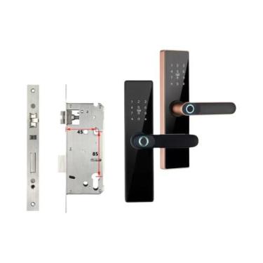 Imagem de Fechadura De Porta Inteligente WiFi CDOK Tuya Com Desbloqueio Remoto P