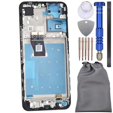Imagem de Digitalizador de tela sensível ao toque com moldura para Huawei nova Y61 preto 6,52