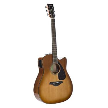 Imagem de Violão Folk Elétrico FGX 800C Aço Sunburst SB Yamaha