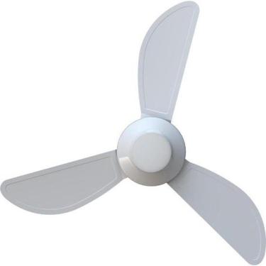 Imagem de Ventilador de Teto Ventisol LED 18W 3 Pás 6 Velocidades Branco Mistral com Controle Rem...
