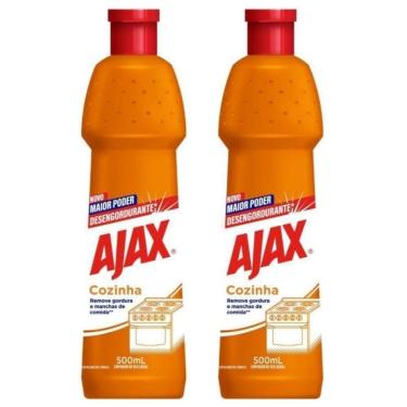 Imagem de 2 Limpadores Desengordurante Uso Geral Ajax Especialista Cozinha 500ml
