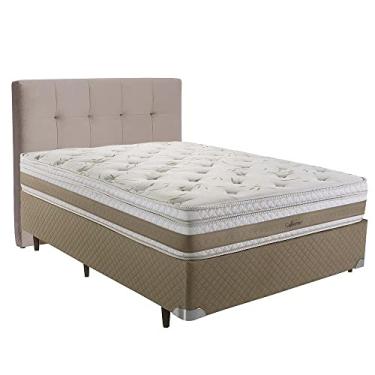 Imagem de Cama Box Casal com Cabeceira Herval Amore, de Molas Ensacadas, 67x138x188 cm