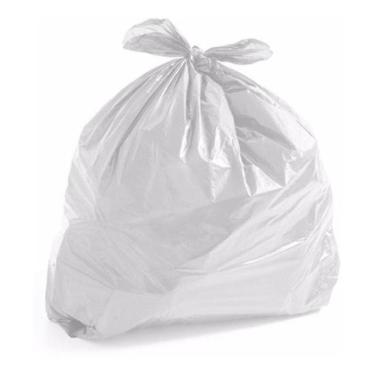 Imagem de Saco De Lixo 20 Litros Colorido Branco Comum Com 100 Unid.