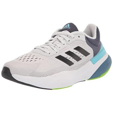 Imagem de adidas Tênis de corrida masculino Response Super 3.0, Cinza (Dash Grey), preto/aço maravilha, 10.5