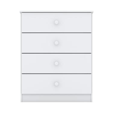 Imagem de Cômoda Henn Labirinto 4 Gavetas - Branco