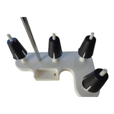 Imagem de Máquina De Costura Galoneira Bracob Bc 2600 3 Agulhas 110V, Branco, 1,