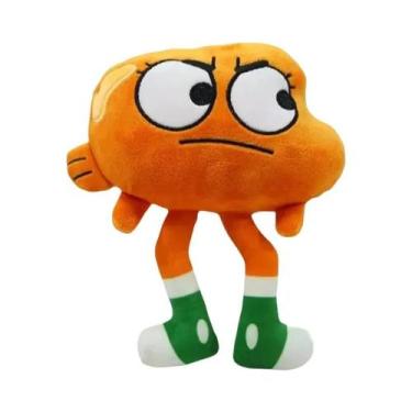 Imagem de Boneca De Pelúcia Macia Para Crianças, Novo Mundo De Gumball, Darwin, 
