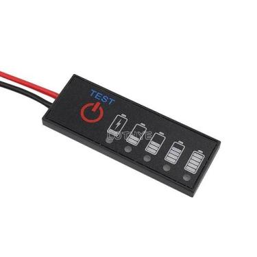 Imagem de Testador De Nível De Bateria Li-ion Lipo 1S-7S 3.7V-29.4V 12V 18650 Me