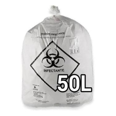 Imagem de Sacos De Lixo Infectante Hospitalar 50 Litros 100 Unidades - Higipack