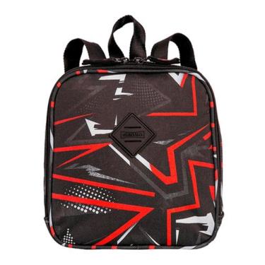 Imagem de Lancheira Térmica Escolar Infantil Sestini Crinkle - Power Cor:Preto, 
