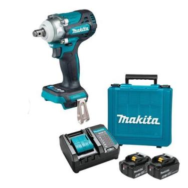 Imagem de Chave Impacto 1/2 18V Makita Dtw300Z + 2 Bat 5,0Ah E Carreg