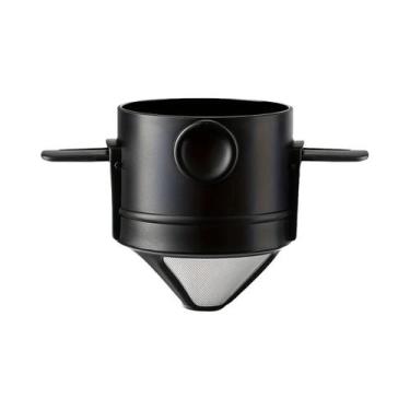 Imagem de Copo Filtro De Café Portátil Reutilizável Dobrável Sem Papel Para Viag